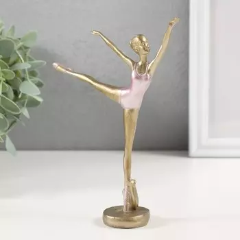 Сувенир полистоун "Грациозная балерина" 14х4х15 см