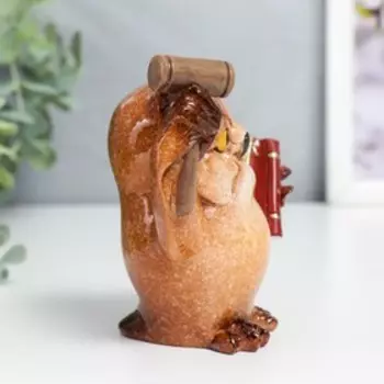 Сувенир полистоун лак "Филин - Судья" 10х6х9,5 см