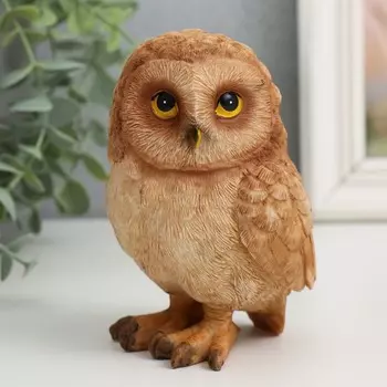 Сувенир полистоун "Лесная сова" 7,5х7х11 см