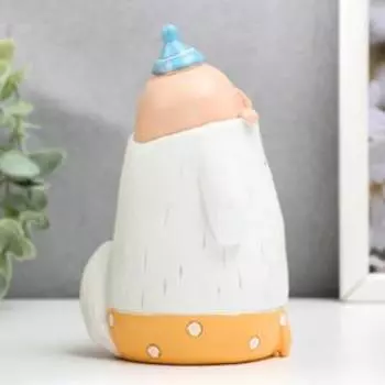 Сувенир полистоун "Малыш в свитере-собачка" 15х9х8,5 см