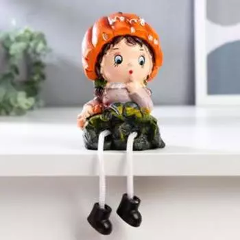 Сувенир полистоун "Малышка - осенняя тыковка" МИКС 21х6,7х6,2 см