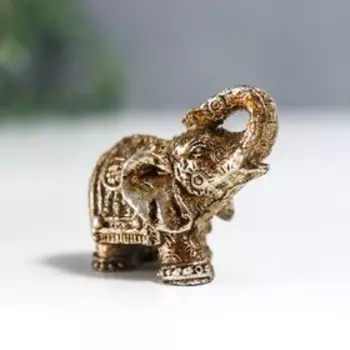 Сувенир полистоун "Микро слонёнок" 3,8х4,4х2,1 см