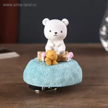 Сувенир полистоун музыка "Медвежонок и белочка" МИКС 13х10,5х9,5 см