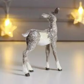 Сувенир полистоун "Оленёнок" 11х3,5х8 см