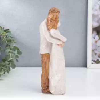 Сувенир полистоун "Пара - нежность" 22х6,5х7 см