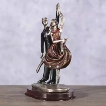 сувенир полистоун "Пируэт. Танцующая пара" 14х9х6,4 см
