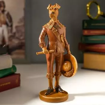 Сувенир полистоун "Пёс Мушкетёр" под дерево 21х8х9 см