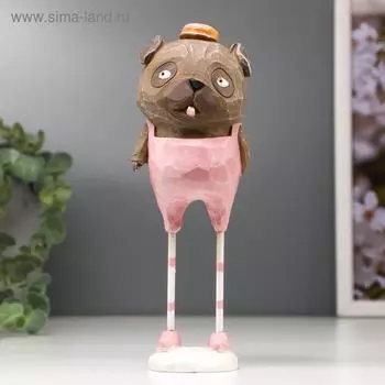 Сувенир полистоун "Пёсик-потёма на длинных ножках" 17,5х7х6,5 см