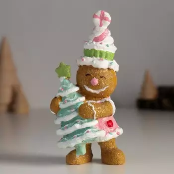 Фигурка полистоун «Пряничка с ёлочкой», 5.55.511.5 см