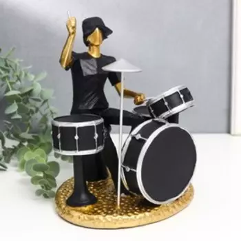 Сувенир полистоун "Rock Band - барабанщик" 20х16,5х14 см