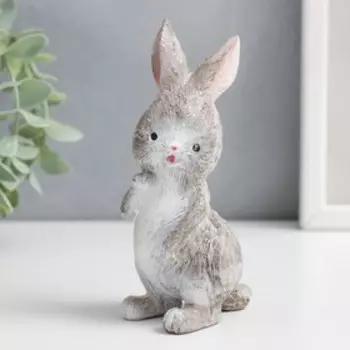 Сувенир полистоун "Серый зайчонок" МИКС 6х7х12 см