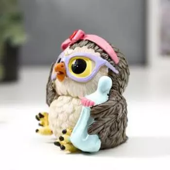 Сувенир полистоун "Совушка - малышка" 8,5х6,5х8,3 см