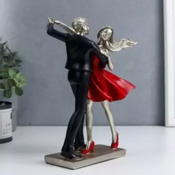 Сувенир полистоун "Танцующая пара" 24х18х6 см