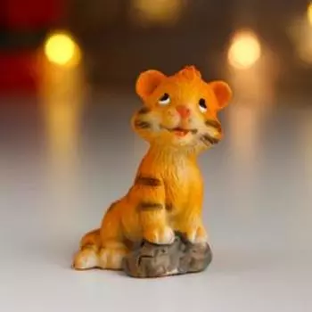 Сувенир полистоун "Тигрёнок малыш" МИКС 5х3х3 см