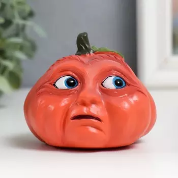 Сувенир полистоун "Тётушка тыква" 15,5х14х17 см