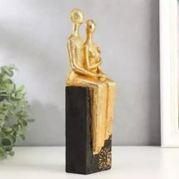 Сувенир полистоун "Влюблённые на скале - близость" 26х6,7х6,3 см