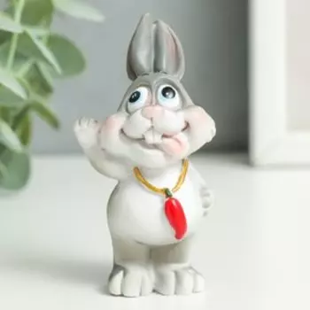 Сувенир полистоун "Зайка с кулоном" МИКС 4х3,5х7,5 см