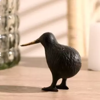 Сувенир "Птичка Киви" 7,5х11 см, бронза