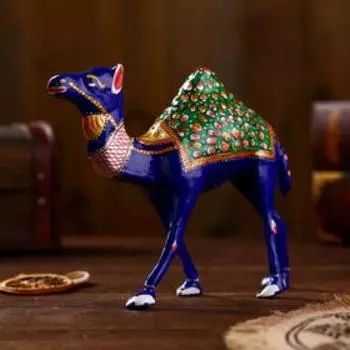 Сувенир "Расписной верблюд" алюминий 14х4х12 см МИКС