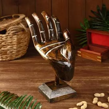 Сувенир "Рука" дерево, на подставке 23х15х33 см