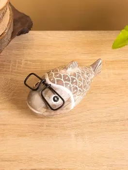 Сувенир «Рыбка в очках», 1266 см, дерево