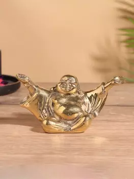 Сувенир «Счастливый Хотэй», 1569 см, бронза