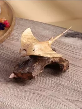 Сувенир «Скат», 18139 см, дерево Джати и Камал