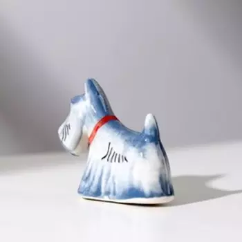 Сувенир "Скотч-терьер", гжель