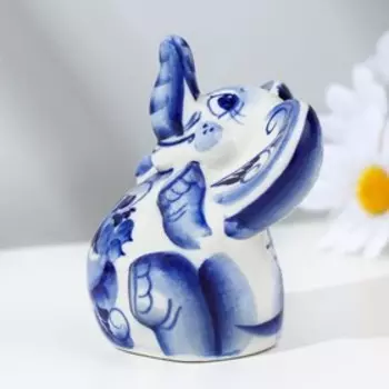 Сувенир «Слон Чайник», 9 см, гжель