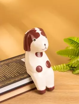 Сувенир «Собачка сидячая», 7615 см, дерево