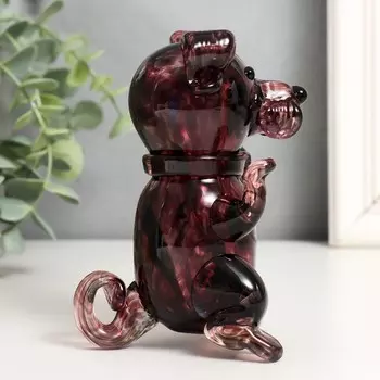 Сувенир "Собака" h 130 мм. (в стеклокрошку) Марг.