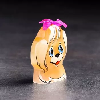 Сувенир "Собака Вика", селенит