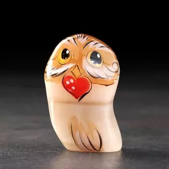 Сувенир "Сова Эмильен ", селенит