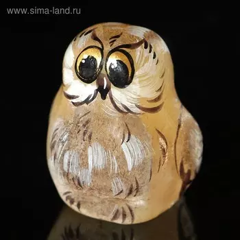 Сувенир «Совушка», 3,54 см. селенит