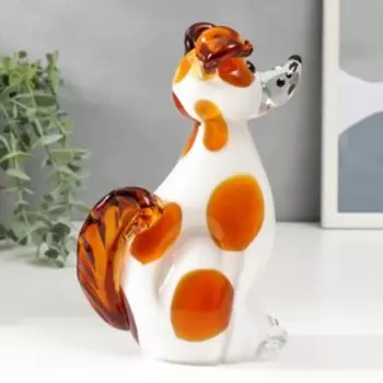 Сувенир стекло "Щенок" 19х12 см