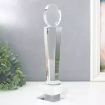 Сувенир стекло "Стела наградная - Медаль" 26 см