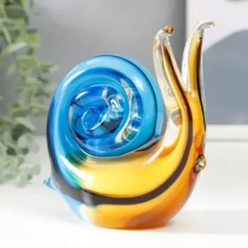 Сувенир стекло "Улитка" 13х11.5 см