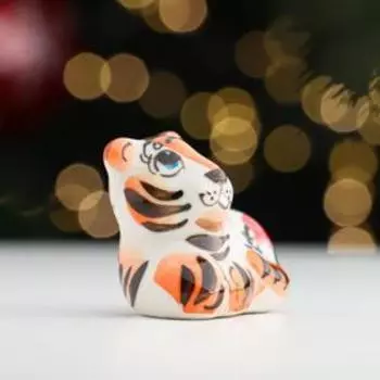 Сувенир "Тигр Кутя", разноцветный, 4 см