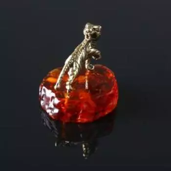 Сувенир "Тигр", янтарь