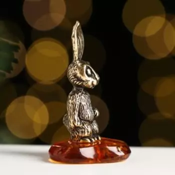Сувенир "Ушастый Кролик", латунь, 3,8х1,3х1,3 см