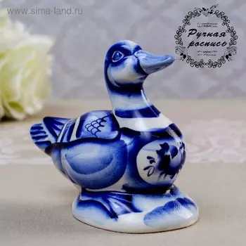 Сувенир "Утка", гжель