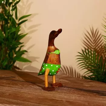 Сувенир «Утка в купальнике», 25 см, дерево