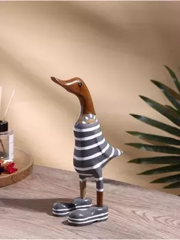 Сувенир «Утка в купальнике», 27 см, дерево