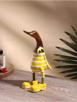 Сувенир «Утка в купальнике», 27 см, дерево