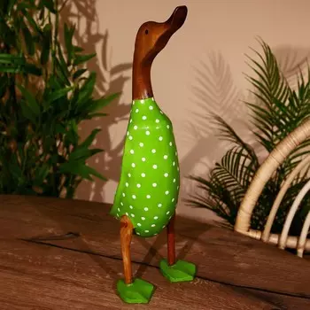 Сувенир «Утка в зелёном», 45 см, дерево