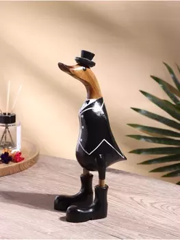 Сувенир «Утка во фраке», дерево, 13927 см