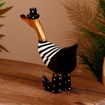 Сувенир «Уточка в ч/б», 25725 см, дерево