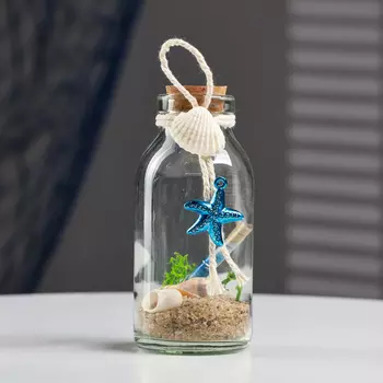 Фигурка «Сувенир в бутылке. Ракушки», 1155 см, МИКС