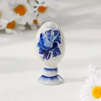 Сувенир "Яйцо", гжель, 8х4 см