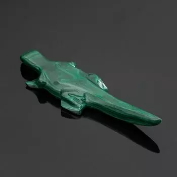 Сувенир "Ящерица", натуральный малахит